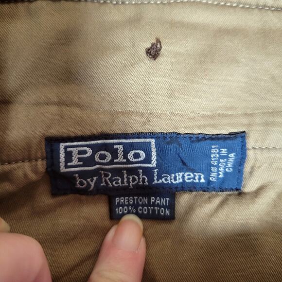 VTG Polo Ralph Lauren Corduroy Preston Pant Size 38x32 Preppy Ivycore Academia - Picture 6 of 9